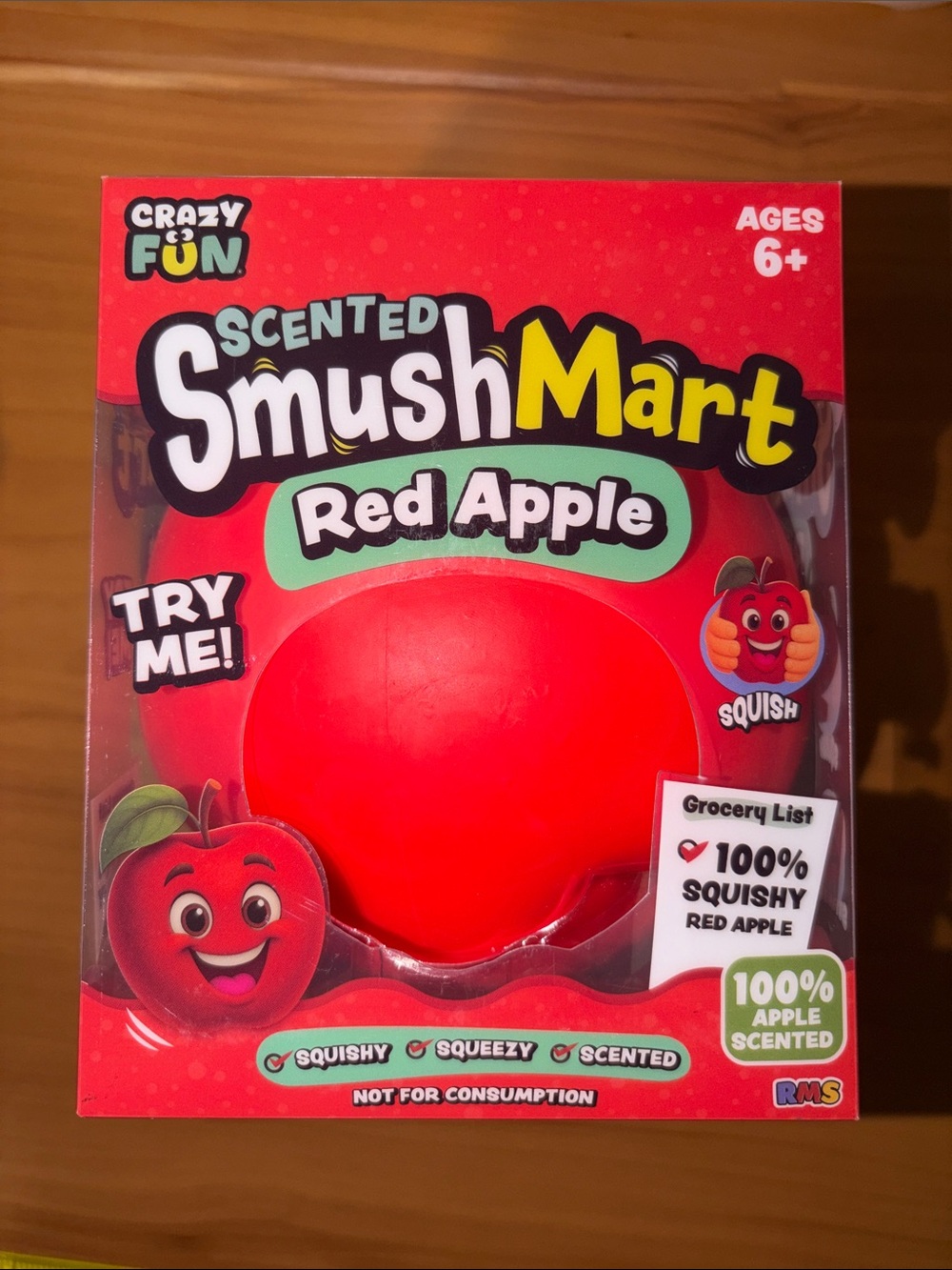 RMS Crazy Fun Smush Mart SmushMart Scented Red Apple